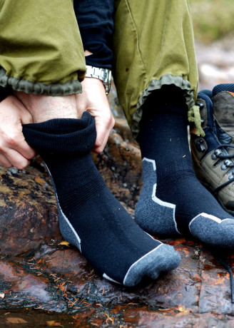 Термоноски Aclima WarmWool Socks Jet Black 44-48