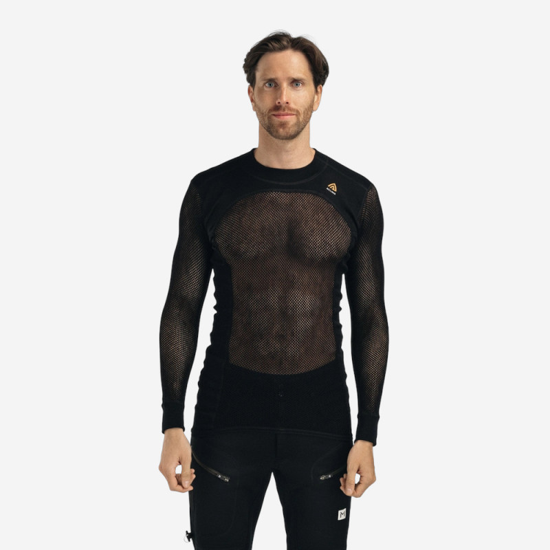 Термокофта чол. Aclima WoolNet Original Crewneck M's Jet Black S
