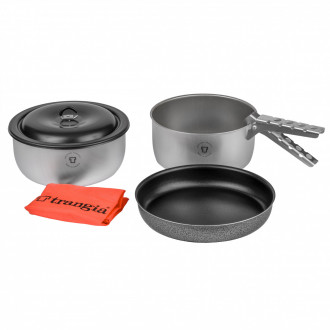 Набор посуды Trangia Tundra III-D 1.75 / 1.5 л (два казанка, сковорода, крышка, ручка, чехол)