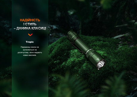 Тактический фонарь Fenix TK20R UE 2800 лм Темно-зеленый
