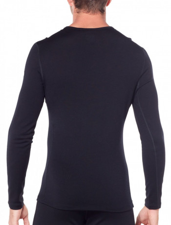 Термокофта муж. Icebreaker 260 Tech Long Sleeve Crewe Men Black M