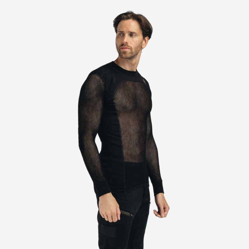 Термокофта чол. Aclima WoolNet Original Crewneck M's Jet Black S