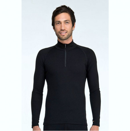 Термокофта муж. Icebreaker 200 BF Mondo Zip Men Black M