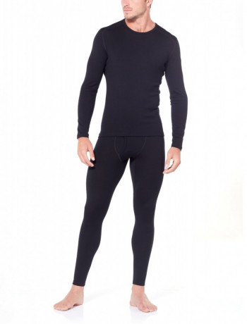 Термокофта муж. Icebreaker 260 Tech Long Sleeve Crewe Men Black M